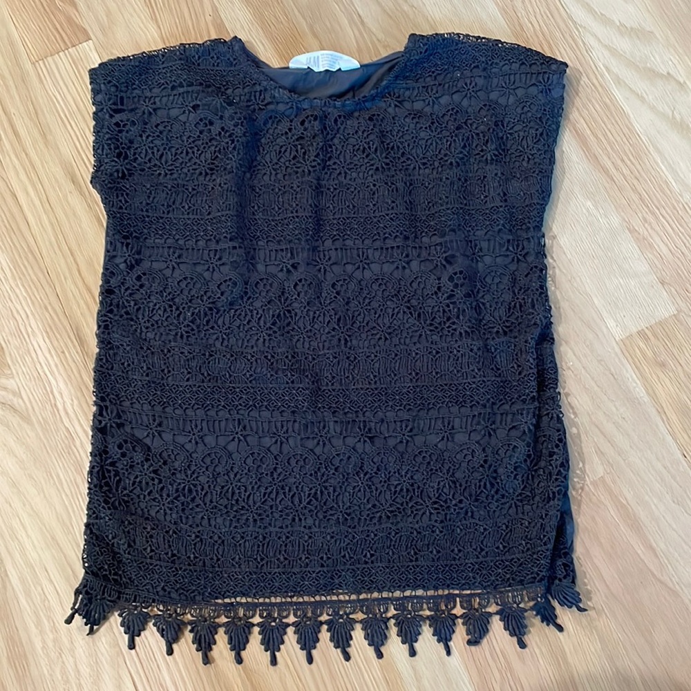 H&M lace front top
